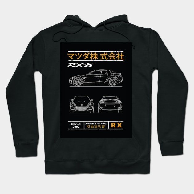 Mazda Rx8 Hoodie by AliceEye555